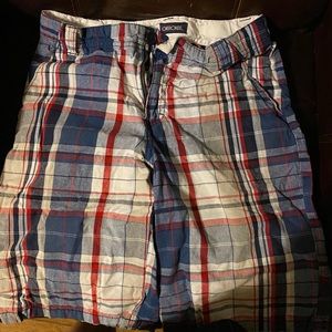 Boys plaid shorts